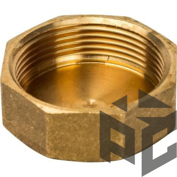 Заглушка латунь ВР Ду 25 (1") от производителя "Рускон"