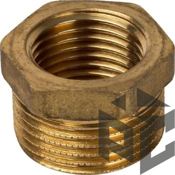 Футорка латунь ВР/НР Ду 25x50 (1"х2") от производителя "Рускон"