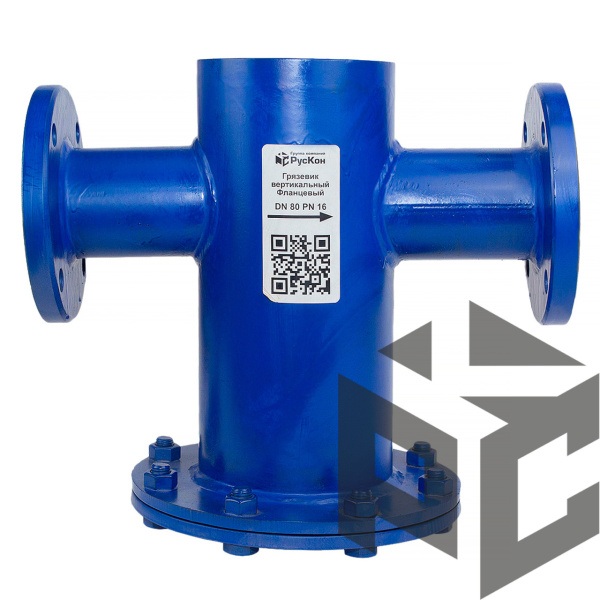Грязевик вертикальный фланцевый Ду 350 Ру 16 Техкомплект от производителя "Рускон"
