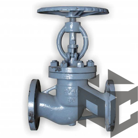 Клапан (вентиль) запорный стальной 15с22нж Ду 80 Ру 40 от производителя "Рускон"